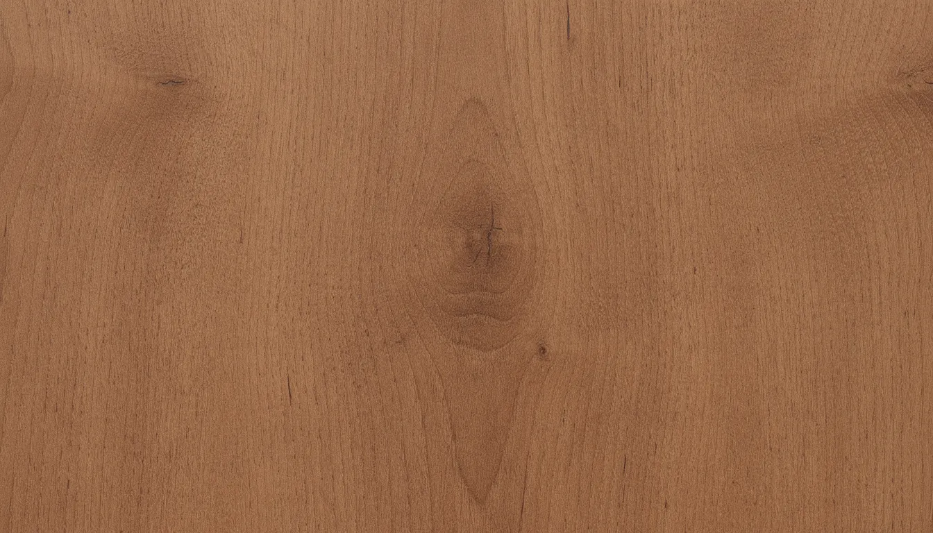 Zbliżenie na naturalną teksturę drewnianego forniru, który zdobi nowoczesne drzwi wewnętrzne. Widać wyraźne słojowanie drewna, co nadaje im wyjątkowy design i naturalny charakter.